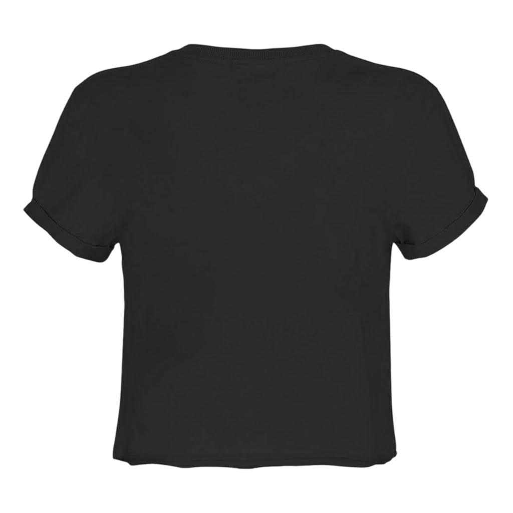 Amplified Womens/Ladies Pulp Cotton Crop Top