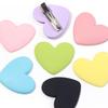 10pcs Colorful Love Heart Flatback Resin Cabochon Scrapbook DIY Handmade Hair Bow Decoration Headwear Art Decor Patch Phone