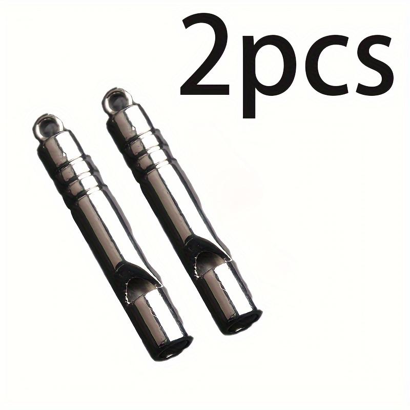 

2-Pack Titanium Alloy Survival Whistles, Loud Emergency Safety Whistles for Hiking, Camping & Outdoor Activities
