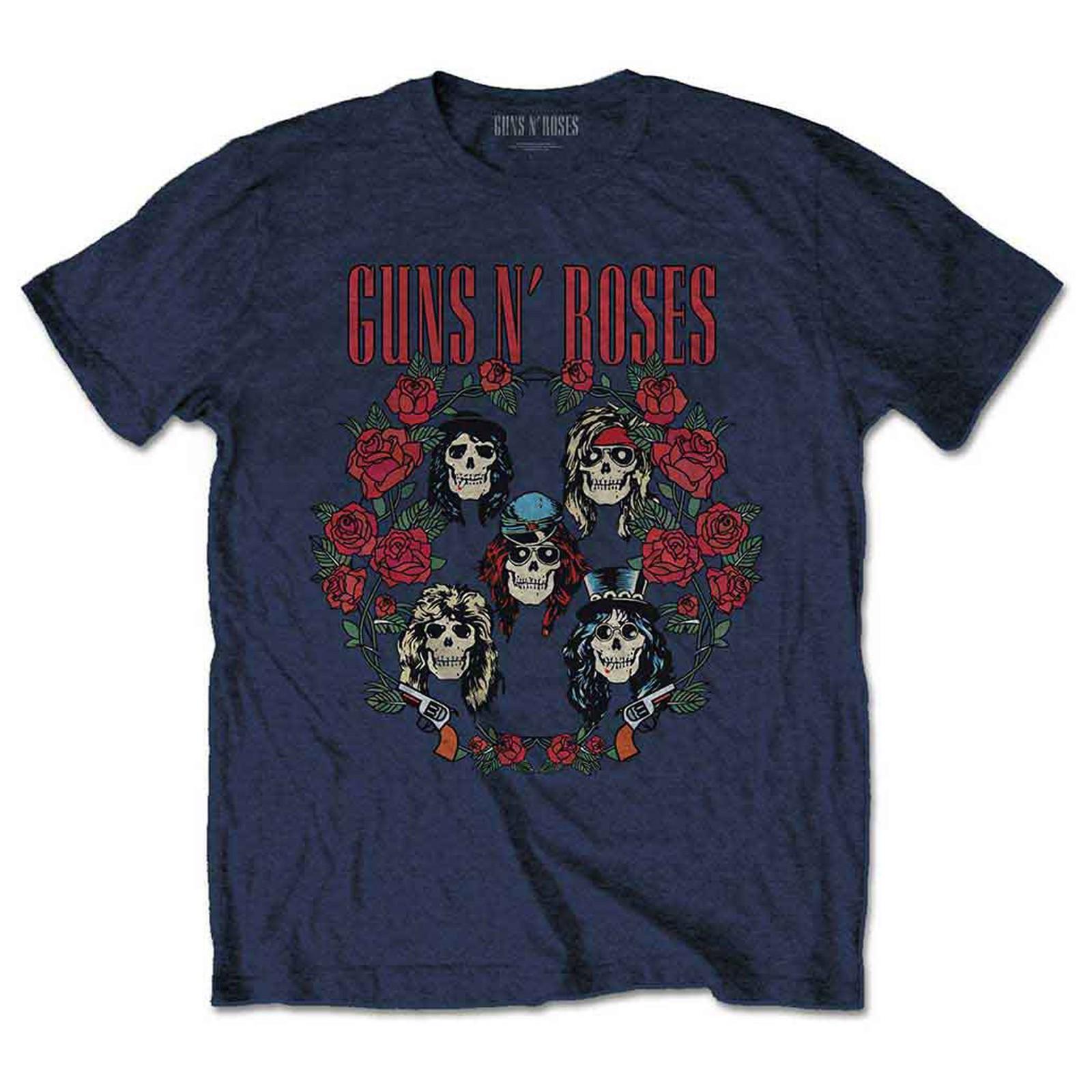 Guns N Roses Skulls Wreath T Shirt XXXXL