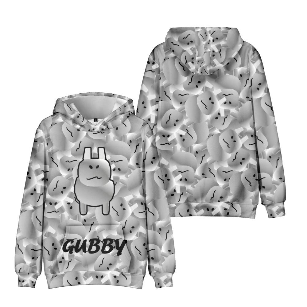 7 Colors NEW Men Women Gubby Hoodies Streetwear Harajuku Casual Cartoon Printed Hooded Pullover Sweatshirts