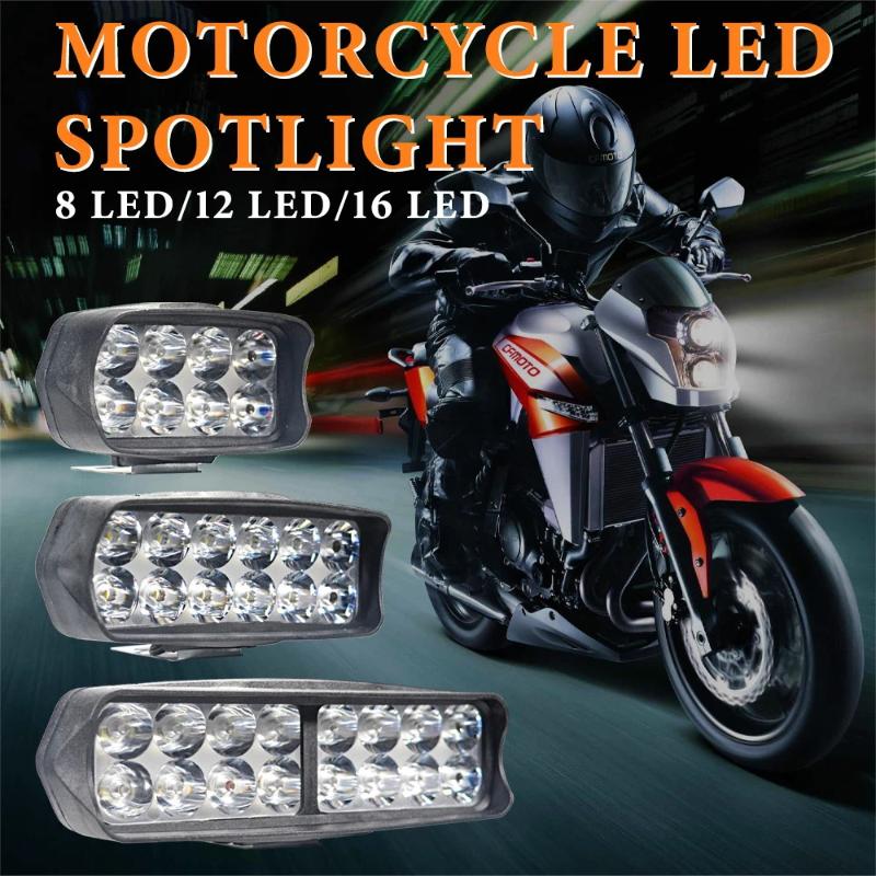 Motorrad Scheinwerfer 8/12/16 LED Fahrlicht Wasserdicht Zusatzscheinwerfer Roller Externer Scheinwerfer Nebelscheinwerfer Zubehör