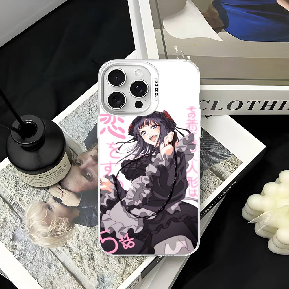 Anime My Dress Up Darling Phone Case For iPhone 16 15 14 13 12 11 Pro Max 17 Plus Colorful Cover