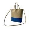 Used CELINEShoulder Bag Beige/blue Leather Women