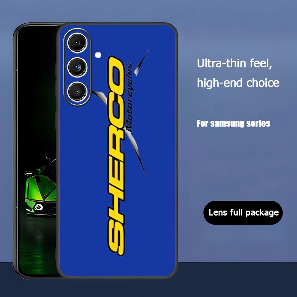 

Горячий чехол для телефона с логотипом бренда S-She-rcoES для Samsung Galaxy S26 S25 S24 S23 S22 S21 Plus Ultra Note20 Мягкий черный Galaxy S26 Plus