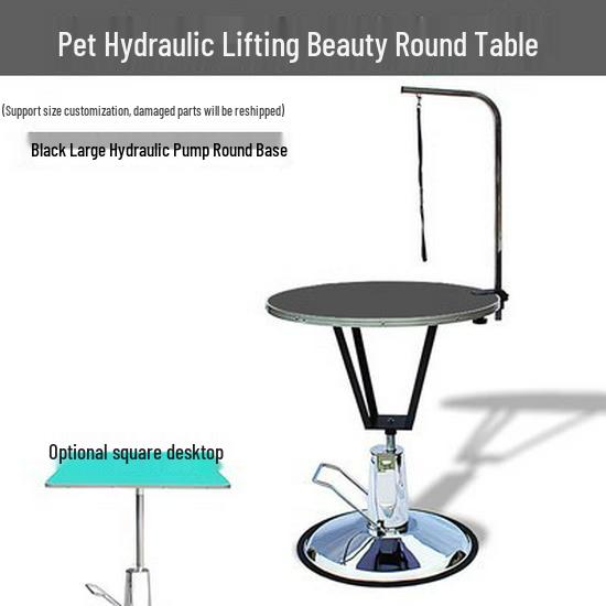 Pneumatic Rotating Hydraulic Grooming Table for Small to Medium Dogs & Cats