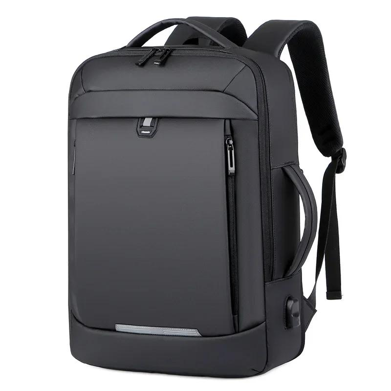 17 Inch Business Laptop Backpack Waterproof Notebook For Men School Book Bag Expandable Multifunction Usb Charging Man Backpacks