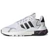 Originals Nite Jogger Retro Comfortable Sports Fabric Wear Resistant Lightweight Low Top Running Shoes Unisex White Black Gray H01735