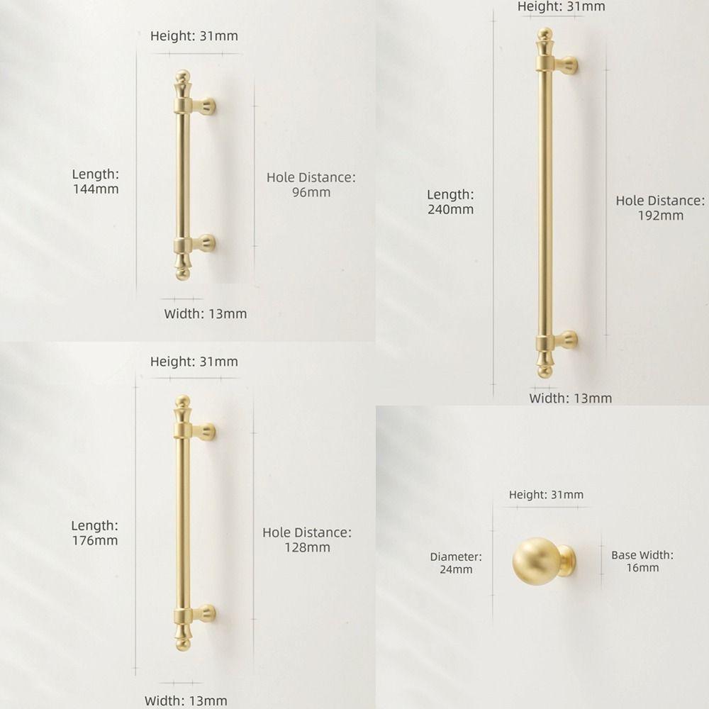 Zinc Alloy Cabinet Handles Pulls Furniture Handles Gold Hardware Door Pulls Cabinet