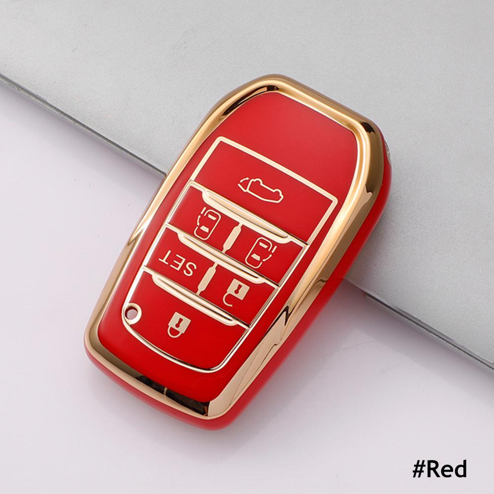 6 Button Car Key Case For Toyota Alphard PREVIA Voxy Noah Esquire Vellfire Harrier Shell Fob Holder Car Key Cover Key Shell