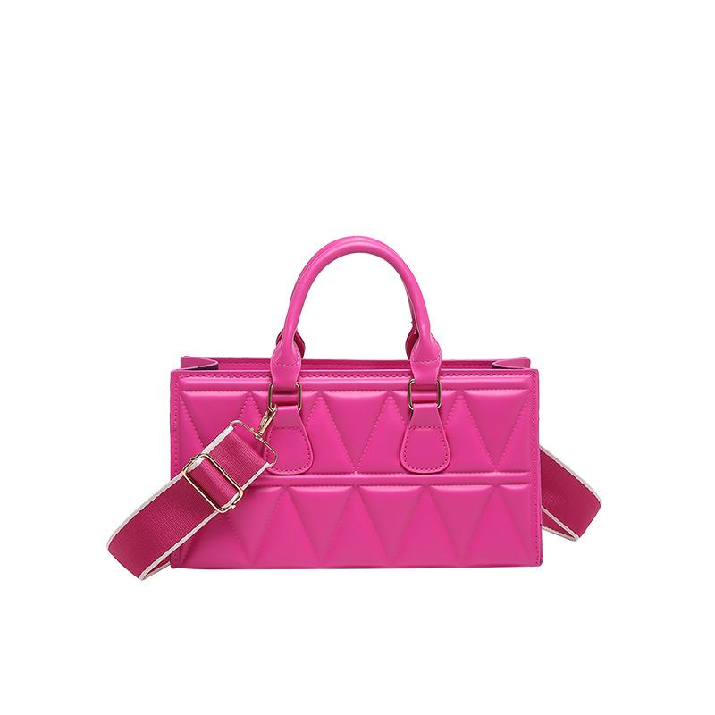Premium Bag New Fashionable Large-capacity Versatile Solid Color Portable Small Square Bag Broadband Messenger Bag