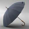OLYCAT 16-Rib Men's Windproof Business Umbrella, Automatic Straight Handle, Reinforced & Enlarged Design.