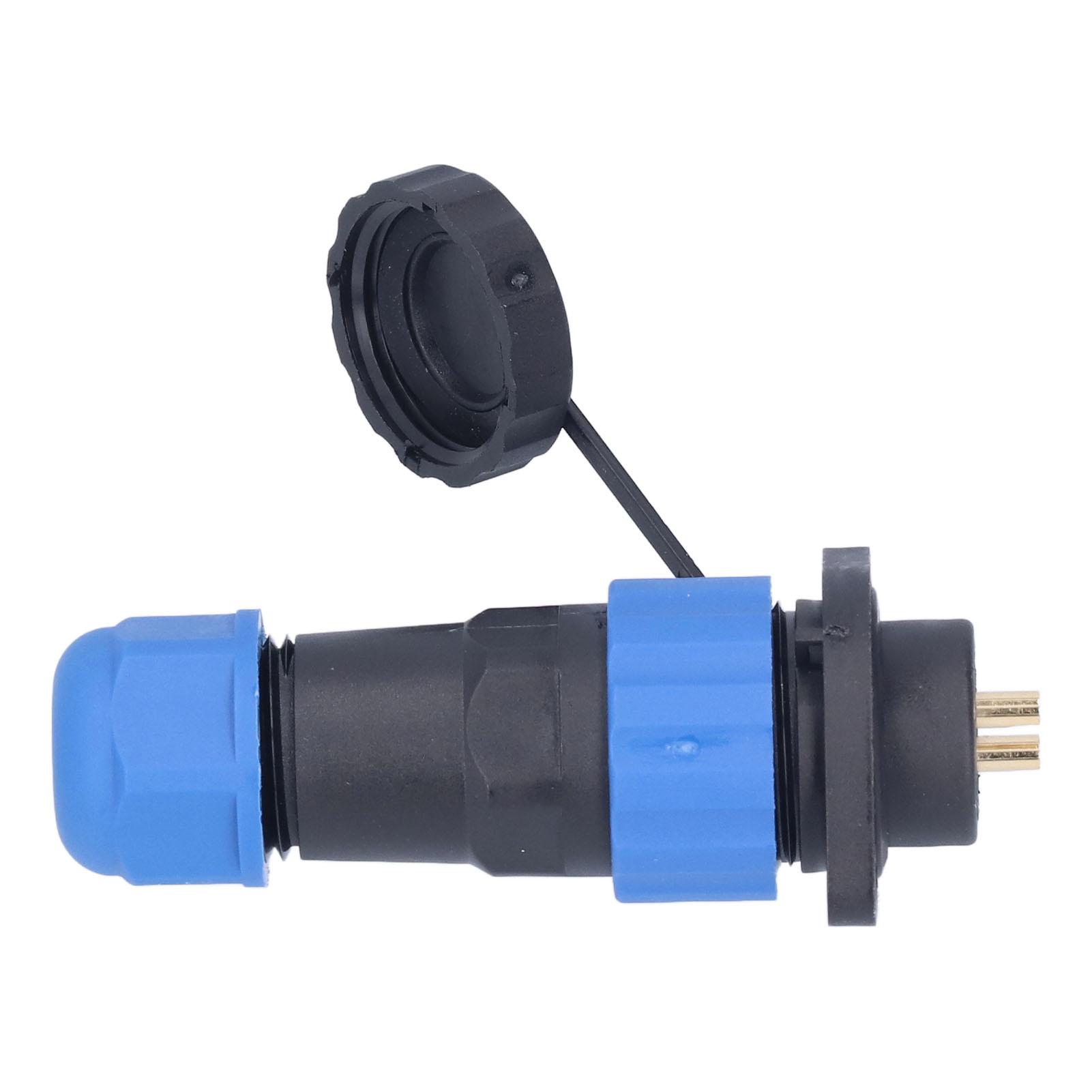 

Водонепроникна розетка з фланцем IP68 Авіаційний силовий роз єм Промисловий адаптер AC380V SP20 3-контактний