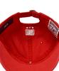 Emelbi Street Oval Cursive Unstructured Ball Cap Ny (Red)