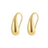 Cui Yan S999 Silver Korean Minimalist Water Drop Ear Hooks for Women - Trendy Cross-Border Ins Hot Earrings