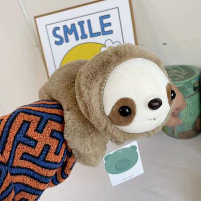 Haoweida Panda Plush Toy Pouch Ring Animal Bear Doll Hand Ring Sloth Doll Bracelet