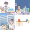 Science Experiment Diy Wooden Earth Moon Sun Solar System Model Kit Educational Toy For Kids