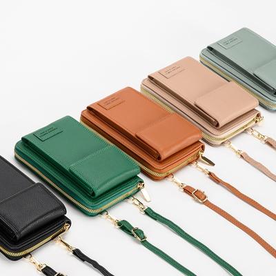 Women's Bag New 2026 Cell Phone Bag Wallet Multi-function Shoulder Bag PU Leather Crossbody Fashion