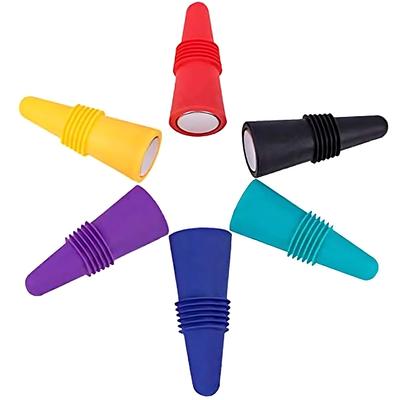Tappi per bottiglie di vino resistenti e sicuri da 6 pezzi per tutte le bottiglie, tappi per bottiglie, tappi in sughero per vino