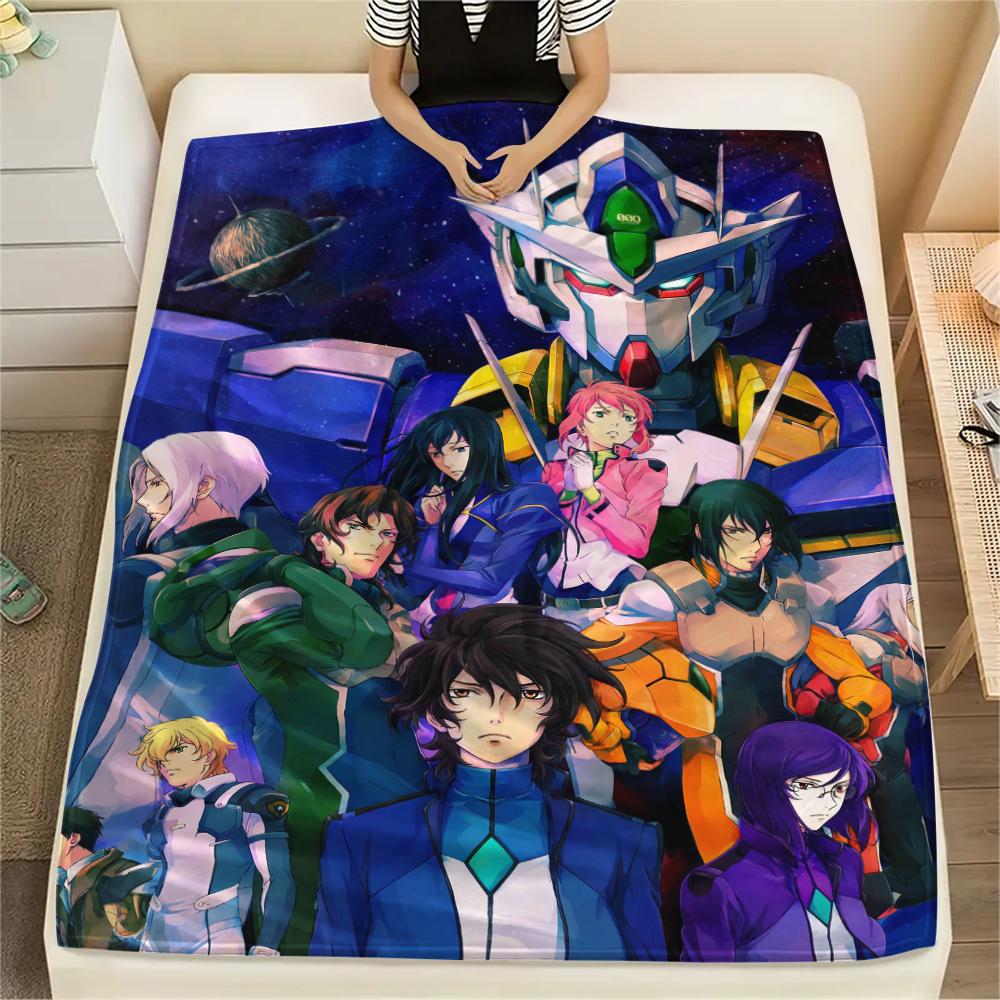 

Mobile Suit Gundam Epic Battle Blanket, Warm Throw for Living Room, Great Gift for Gundam Lovers.chl 75x90cm