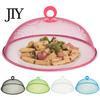 Grill-Lebensmittelschutzhaube Runde Metallhaube, Feinmaschiger Schutz, Robuste Kuchenschutzhaube mit Griff, Staubdichtes Netz Zelt für Outdoor-Grill Picknick