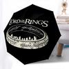 1pc Lord of the Rings Automatic Folding Umbrella - Compact 8-Rib Design, Durable Plastic & Iron1310L