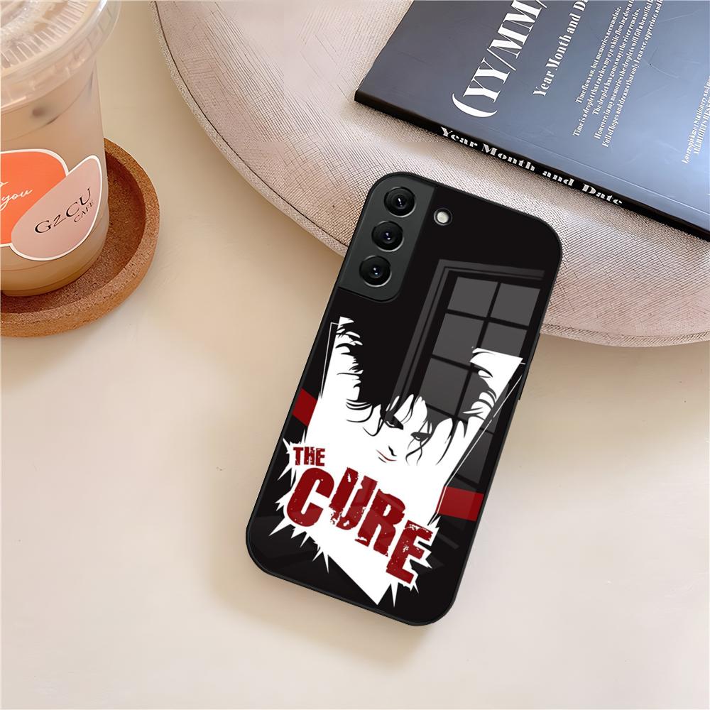 The Cure Robert Smith Phone Case Glass For Samsung Galaxy S25 S23 S24 S21 S22 S20 Ultra Fe Plus A15 A14 Cover