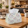 1pc Whimsical Dreamy Tissue Box - Multi-Functional Napkin Dispenser, Two Sizes Available Made of Durable Polyester, Decorated with Feline Cat Sleeping