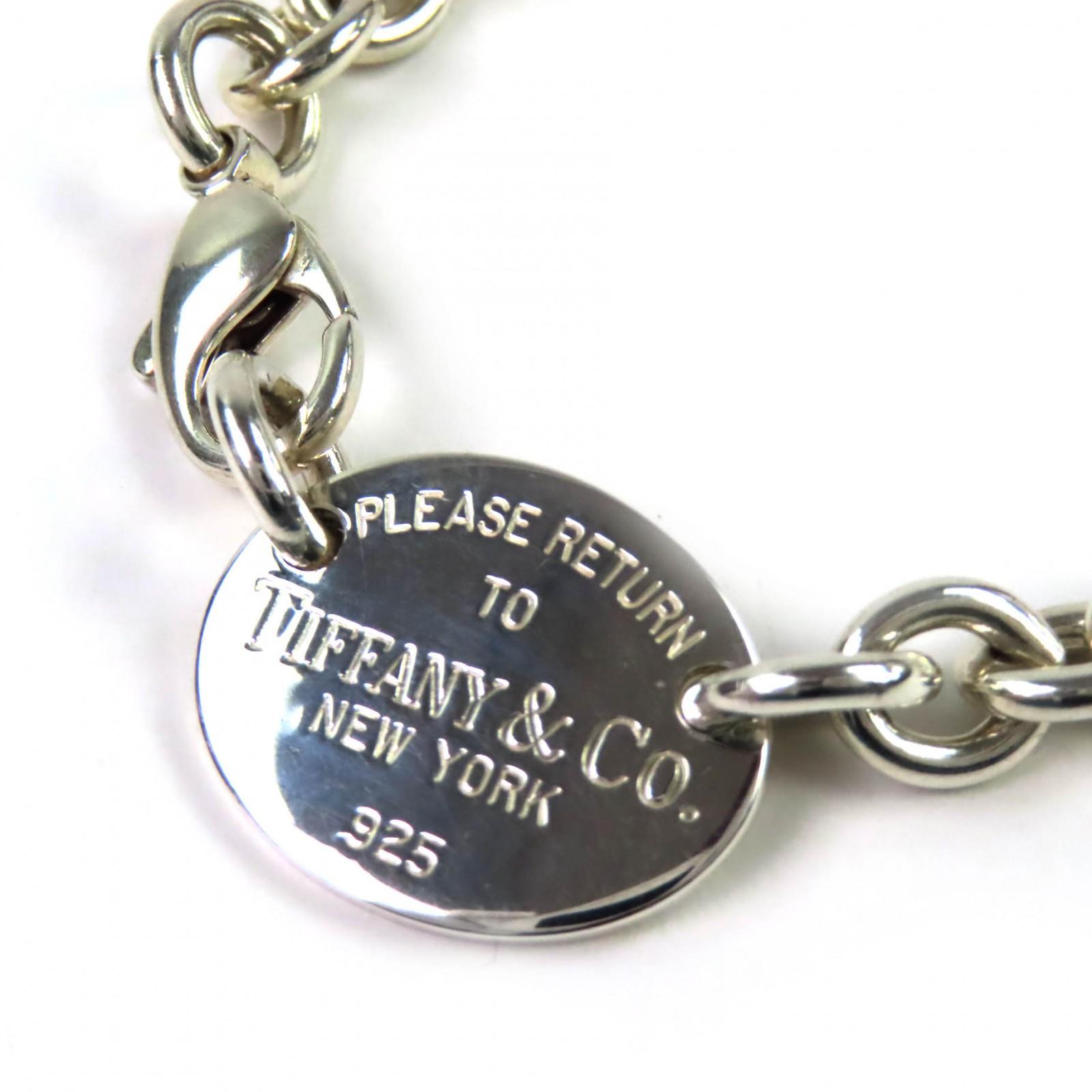 

Чудовий TIFFANY&Co. Кольє Овальна бирка Кольє Срібло 925 Жіноче Вживане