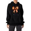Women's Long-sleeved  Oversized Dropped Shoulder Sleeves Women's Hooded Halloween Print Plush Sweatshirt