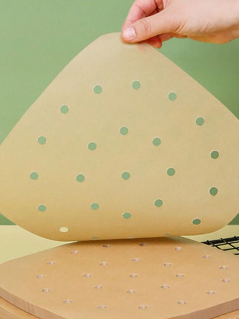 Air Fryer Parchment Disposable Liner Advanced Perforation, Suitable for Air Fryers, Streamers,pans, Not Burned, Easy To Clean