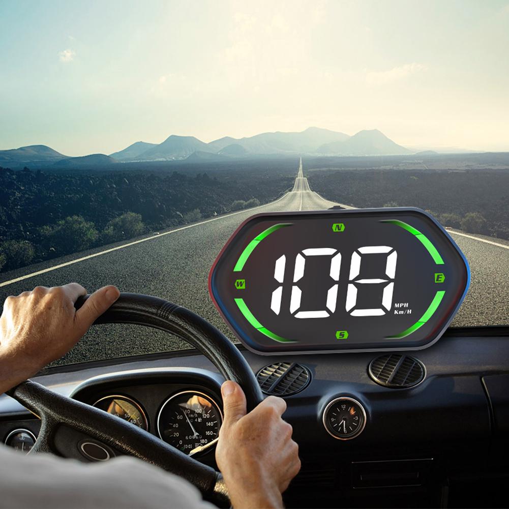 Universal Head Up Display GPS Digital Speedometer Speed Meter for All Car Truck Plug and Play Auto Part