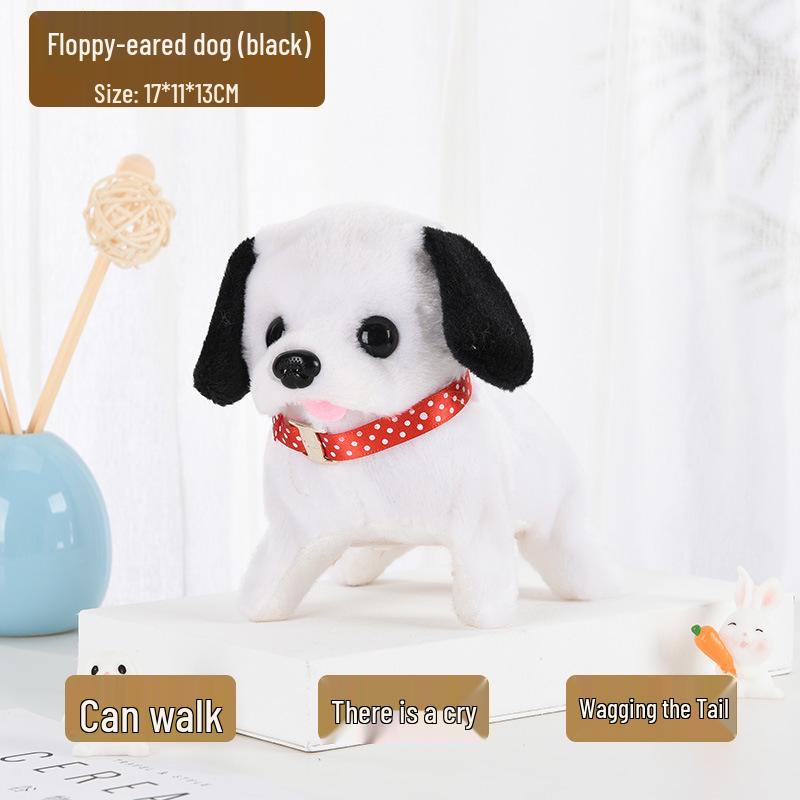 Plush Electric Walking & Barking Teddy Dog Simulation Toy for Children