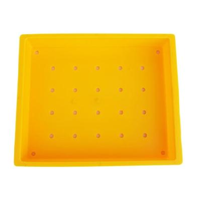Portable Golf Practice Ball Holder Plastic Golf Ball Dispenser Tray with Hole for Outdoor Home Indoor Office Golfer