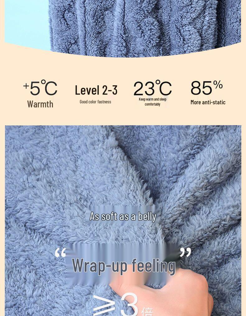 Winter 2023 Solid Color Jacquard Pajamas Set - Women's Thick Warm Loungewear for Couples