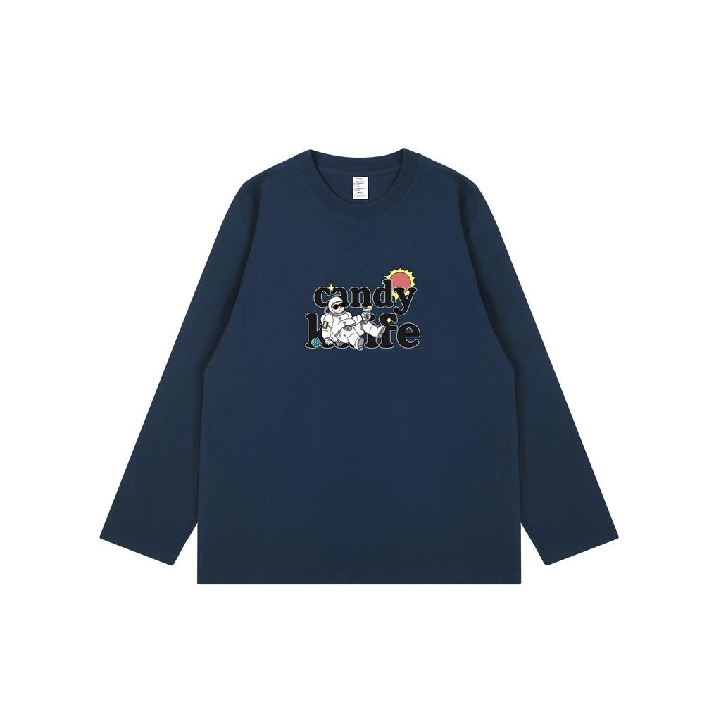 Trendy 2024 American Cartoon Print Unisex Long Sleeve T-Shirt