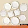 Heavy-Duty 10-inch Disposable Paper Plates