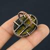 Tiger Eye Gemstone Copper Wire Wrapped Handmade Jewelry Ring For woman