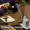 PD 100W 2 in 1 OTG Splitter 20V 5A USB-C to USB 3.2 Adapter Type-C Charging Converter