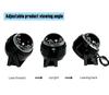 Ball Shaped Boat Compass Vehicle Navigation Car Compass with Dial Sea Pivoting Marine Boat Compass Black/White for Outdoor