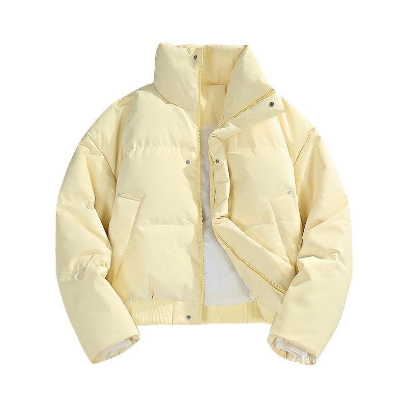 Winter new women's high-quality short cotton-padded clothes, sports trend fashion bread clothes, thickened warm jacket