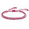 Women's Two-Color Ethnic Knot Bracelet: High-End Handwoven Jewelry