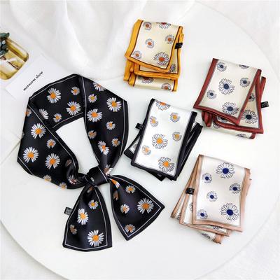 Pingjiao New Style Spring And Autumn Professional Decoration Versatile Small Silk Scarf Women'S Scarf Narrow Long Hair Strap Tie Bag Belt