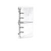 Lightweight Transparent PVC Binder Notebook with Elastic Band M2.5 Loose-leaf Journal DIY Sticker Organizer Stationery Lovers