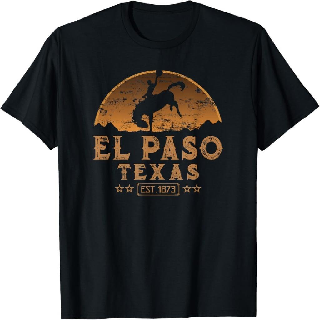 El Paso Texas TX Rodeo Kovbojské tričko