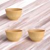 J-kitchens Miso Soup Bowls, Wooden, Natural Wood Design, Medium, Set of 3, 11.3cm X 6.8cm