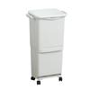Large Capacity Double-Layer Kitchen Sorting Trash Bin