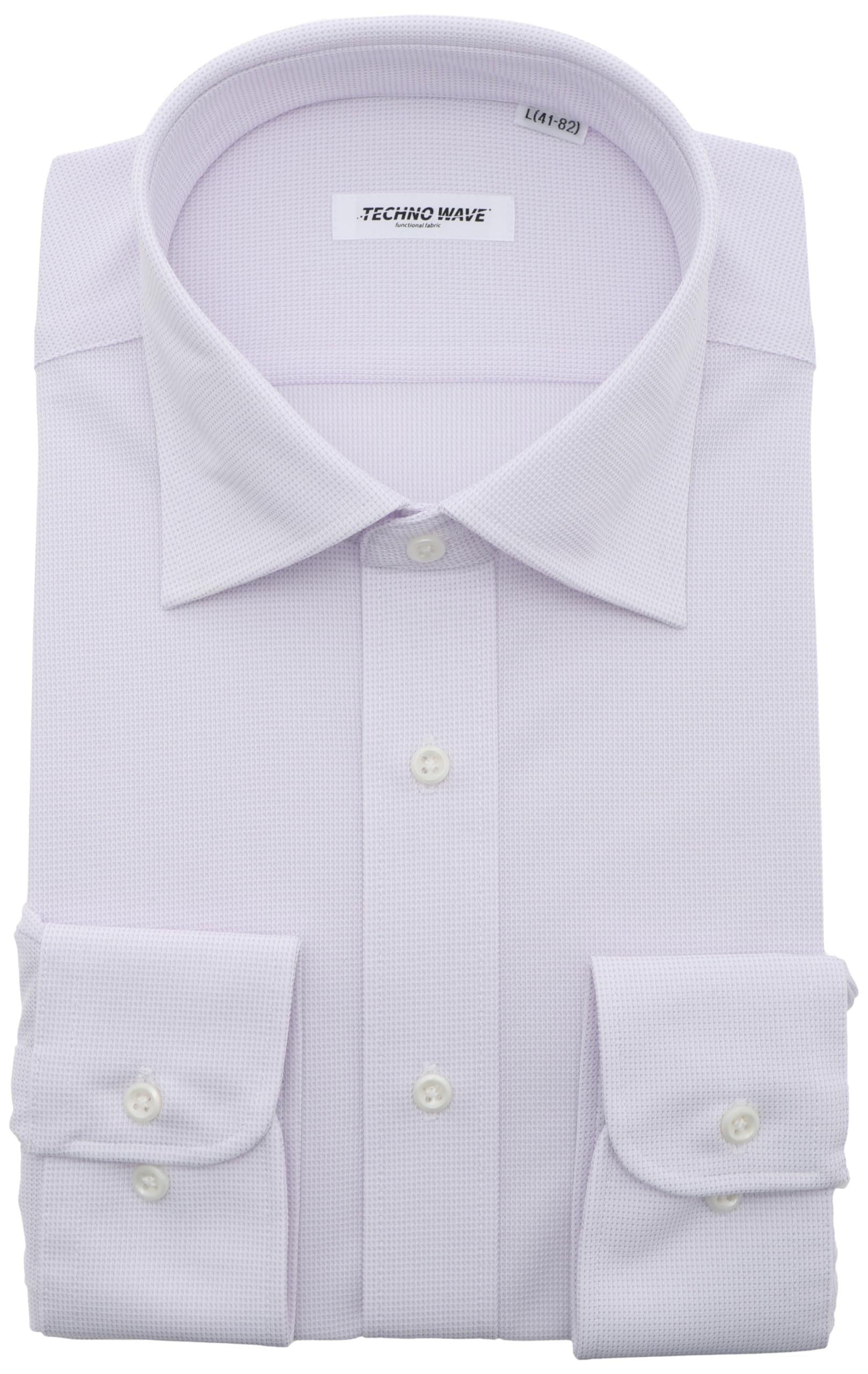 

Мужская трикотажная рубашка с длинным рукавом Flex Japan, розовая, полуширокий воротник, не требующая глажки, тянущаяся, устойчивая к пятнам нового поколения, стандартная посадка, размер 1260