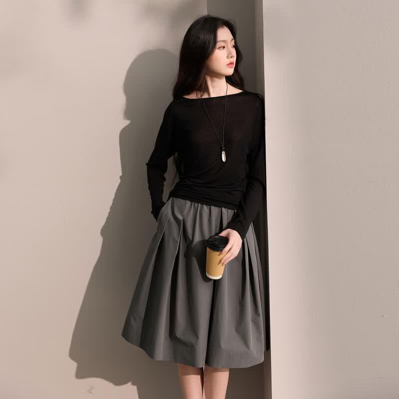 Women's High-Waist Loose Fit Culottes