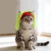 Fun Pet Dog Cat Leaky Ear Yarn Cap Rock Roll Funny Pet Decoration Headgear Pet Supplies Party Costume Apparel Accessories